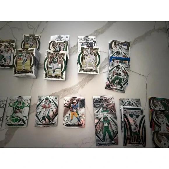 New York Jets Football Card Lot (300+) Panini Select Mosaic Phoenix Rodgers - Picture 4 of 8